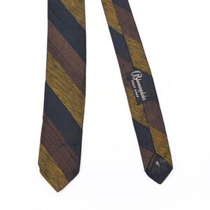 Vintage Royalist Bloomingdale's Prep Shop Silk Skinny Tie 60s Ivy